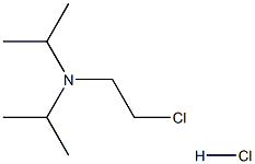 N,N-DIISOPROPYL-2-CHLOROETHYLAMINE HCL 化学構造式