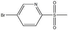 5-BROMO-2-METHYLSULPHONYLPYRIDINE Structure
