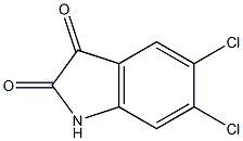 5,6-DICHLOROISOTIN,,结构式