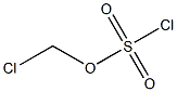 CHLOROMETHYL SULFUROCHLORIDOATE 化学構造式