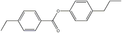 4-PROPYLPHENYL 4-ETHYLBENZOATE Struktur