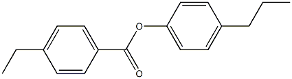 4-PROPYLPHENYL 4-ETHYLBENZOATE 结构式