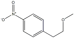 4-(2-METHOXYETHYL)NITROBENZENE Structure