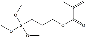 3-METHACRYOXYPROPYLTRIMETHOXYSILANE 结构式