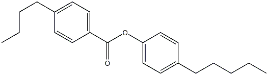 4-PENTYLPHENYL 4-BUTYLBENZOATE 结构式