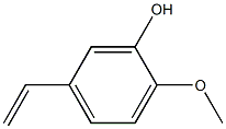 3-羥-4-甲氧苯乙烯, , 结构式