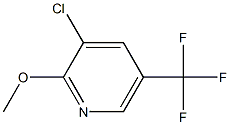 2-甲氧基-3-氯-5-三氟甲基吡啶, , 结构式