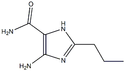 4-AMINO-2(2 METHYLETHYL) IMIDAZOLE-5-CARBOXAMIDE,,结构式