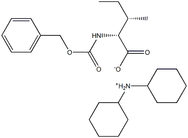 CBZ-D-ALLO-ISOLEUCINE DICYCLOHEXYLAMINE SALT Structure