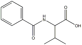 2-Benzamido-3-methylbutanoic acid Structure