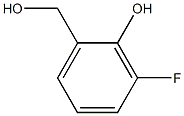 3-FLUORO-2-HYDROXYBENZYL ALCOHOL,,结构式