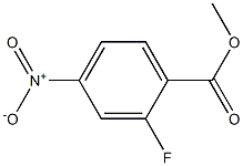2-FLUORO-4-NITROBENZOIC ACID METHYL ESTER,,结构式