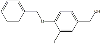 4-BENZYLOXY-3-IODOBENZYL ALCOHOL Structure