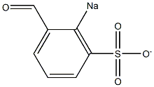 BENZALDEHYDE-O-SODIUM SULPHONATE 化学構造式