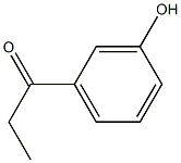 1-(3-HYDROXYPHENYL)-1-PROPANONE 化学構造式