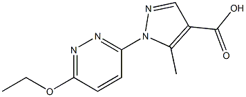 1-(6-ETHOXYPYRIDAZIN-3-YL)-5-METHYL-1H-PYRAZOLE-4-CARBOXYLIC ACID