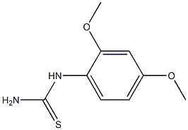 N-(2,4-DIMETHOXYPHENYL)THIOUREA,,结构式