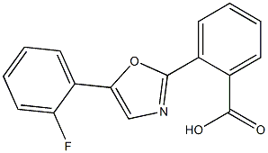 2-[5-(2-FLUOROPHENYL)-1,3-OXAZOL-2-YL]BENZOIC ACID