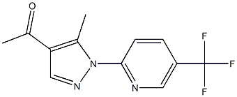 1-{5-METHYL-1-[5-(TRIFLUOROMETHYL)PYRIDIN-2-YL]-1H-PYRAZOL-4-YL}ETHANONE