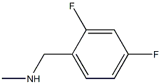 N-(2,4-DIFLUOROBENZYL)-N-METHYLAMINE Structure