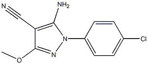 5-AMINO-1-(4-CHLOROPHENYL)-3-METHOXY-1H-PYRAZOLE-4-CARBONITRILE