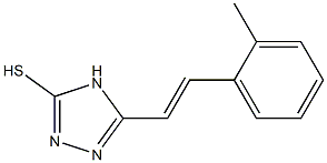 5-[2-(2-METHYLPHENYL)VINYL]-4H-1,2,4-TRIAZOLE-3-THIOL|