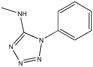 N-METHYL-1-PHENYL-1H-TETRAZOL-5-AMINE Struktur