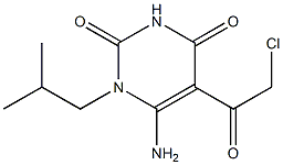 6-AMINO-5-(CHLOROACETYL)-1-ISOBUTYLPYRIMIDINE-2,4(1H,3H)-DIONE