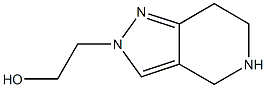 2-(4,5,6,7-TETRAHYDRO-2H-PYRAZOLO[4,3-C]PYRIDIN-2-YL)ETHANOL Struktur