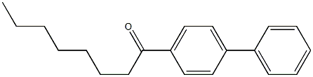 4-N-OCTANOYLBIPHENYL 97+%,,结构式