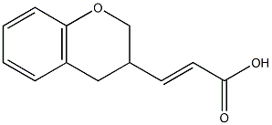 3-(3,4-DIHYDRO-2H-CHROMEN-3-YL)ACRYLIC ACID,,结构式