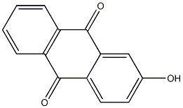 2-HYDROXY ANTHRAQUINONE, HPLC 97+% 化学構造式