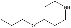 4-N-PROPOXYPIPERIDINE 结构式