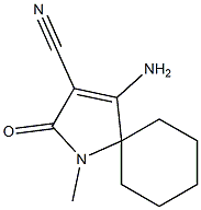 4-AMINO-1-METHYL-2-OXO-1-AZASPIRO[4.5]DEC-3-ENE-3-CARBONITRILE Structure