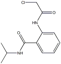 2-[(CHLOROACETYL)AMINO]-N-ISOPROPYLBENZAMIDE,,结构式