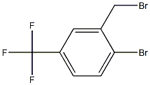 2-BROMO-5-(TRIFLUOROMETHYL)BENZYL BROMIDE 97% 化学構造式