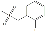 2-FLUOROBENZYLMETHYLSULFONE 97% 结构式