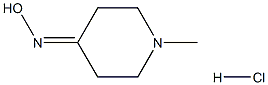 1-METHYL-4-PIPERIDONE OXIME HYDROCHLORIDE 97+% 化学構造式