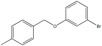 3-(4-METHYLBENZYLOXY)BROMOBENZENE 97% Struktur