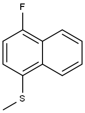 4-FLUORONAPHTHYL METHYL SULFIDE 98% Structure