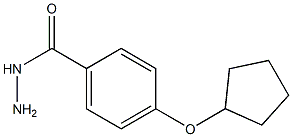 4-(CYCLOPENTYLOXY)BENZOHYDRAZIDE 化学構造式