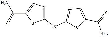 5-{[5-(AMINOCARBONOTHIOYL)THIEN-2-YL]THIO}THIOPHENE-2-CARBOTHIOAMIDE Structure