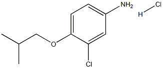 3-CHLORO-4-ISOBUTOXYANILINE HYDROCHLORIDE Structure