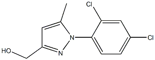3-HYDROXYMETHYL-5-METHYL-N(2,4-DICHLOROPHENYL)-PYRAZOLE,,结构式