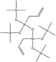 1,3-DIALLYLTETRAKIS(TRIMETHYLSILOXY)DISILOXANE 95%,,结构式