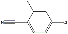 4-CHLORO-2-METHYLBENZONITRILE 5% 结构式