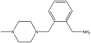 2-(4-METHYLPIPERAZIN-1-YLMETHYL)BENZYLAMINE, 95+% 化学構造式