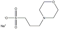 3-MORPHOLINOPROPANESULFONIC ACID,SODIUM 99.5+%,,结构式