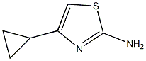 4-CYCLOPROPYL-1,3-THIAZOL-2-AMINE 化学構造式