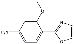 3-METHOXY-4-OXAZOLYLANILINE Structure